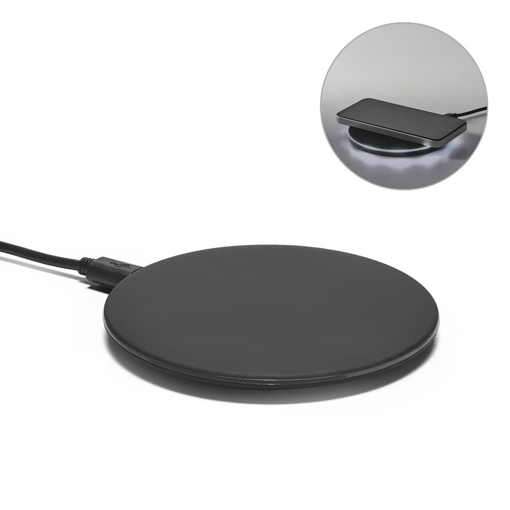 BURNELL. Carregador wireless super rápido 10W em ABS