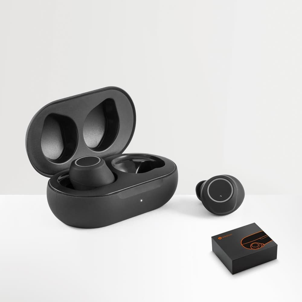 BASS. Auriculares wireless com transmissão BT 5'0