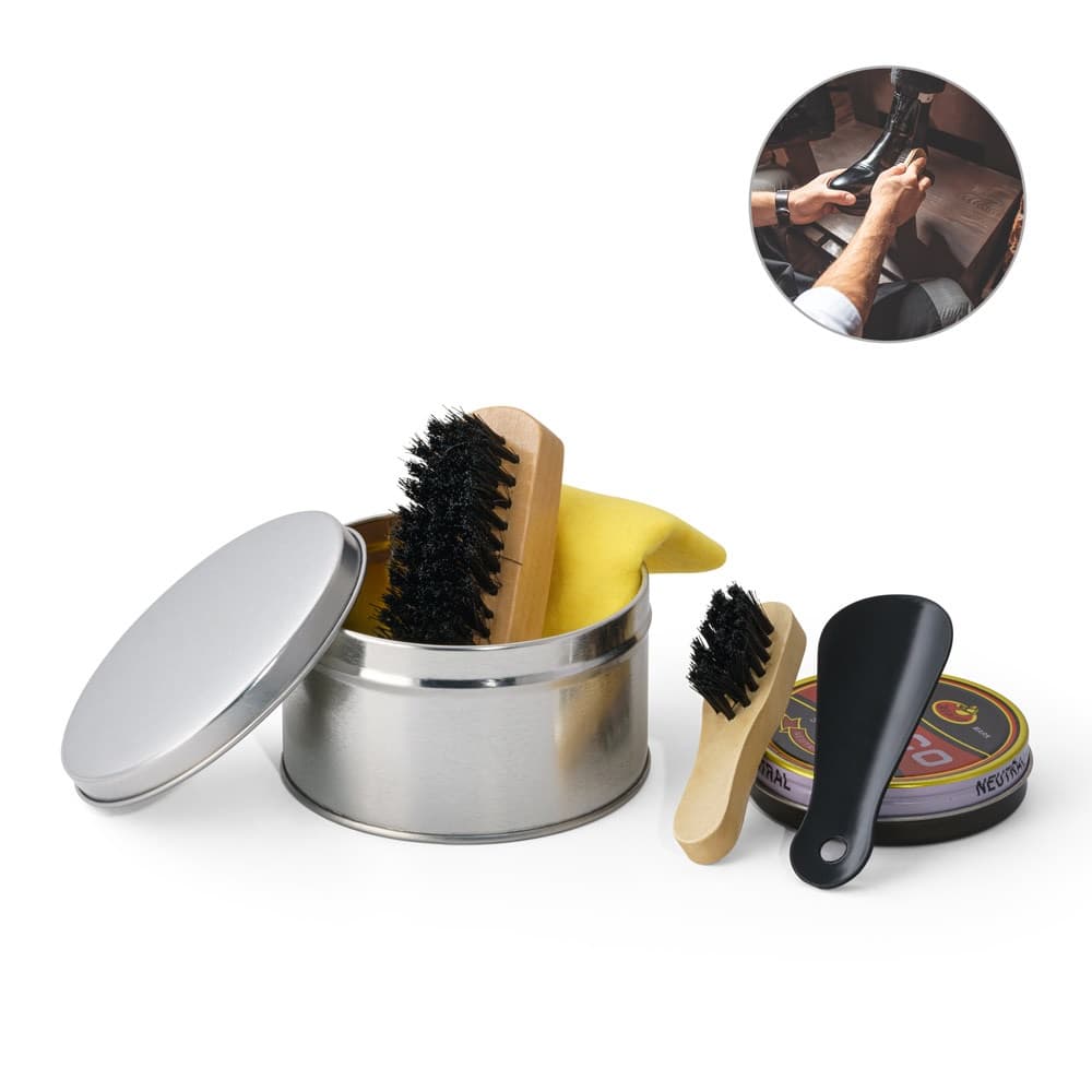 COBB. Kit de limpeza de sapatos com 6 peças