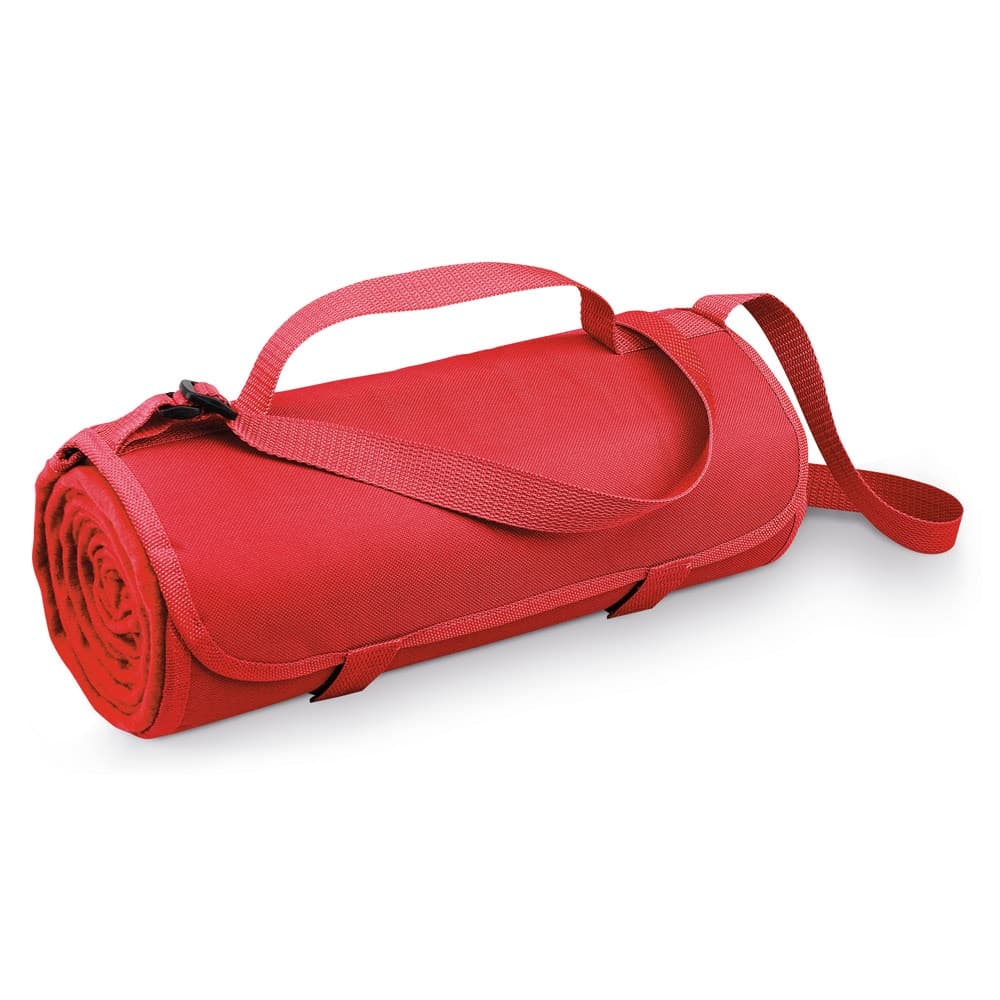 FLEECE. Manta de tecido polar (160 g/m²) — Vermelho