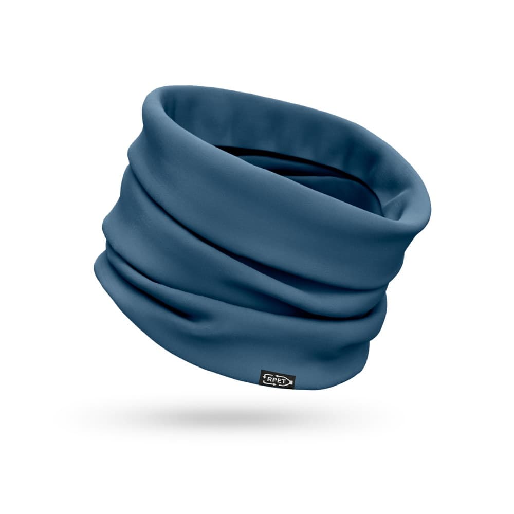 KOLKATA. Bandana multifunções em poliéster reciclado (100% rPET) (120 g/m²) — Azul