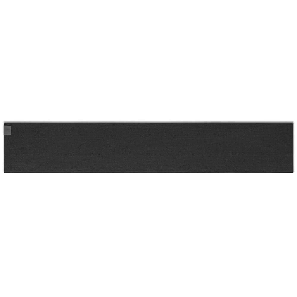 SERENITY. Cachecol em poliéster reciclado (100% rPET) com um detalhe costurado para personalização — Preto