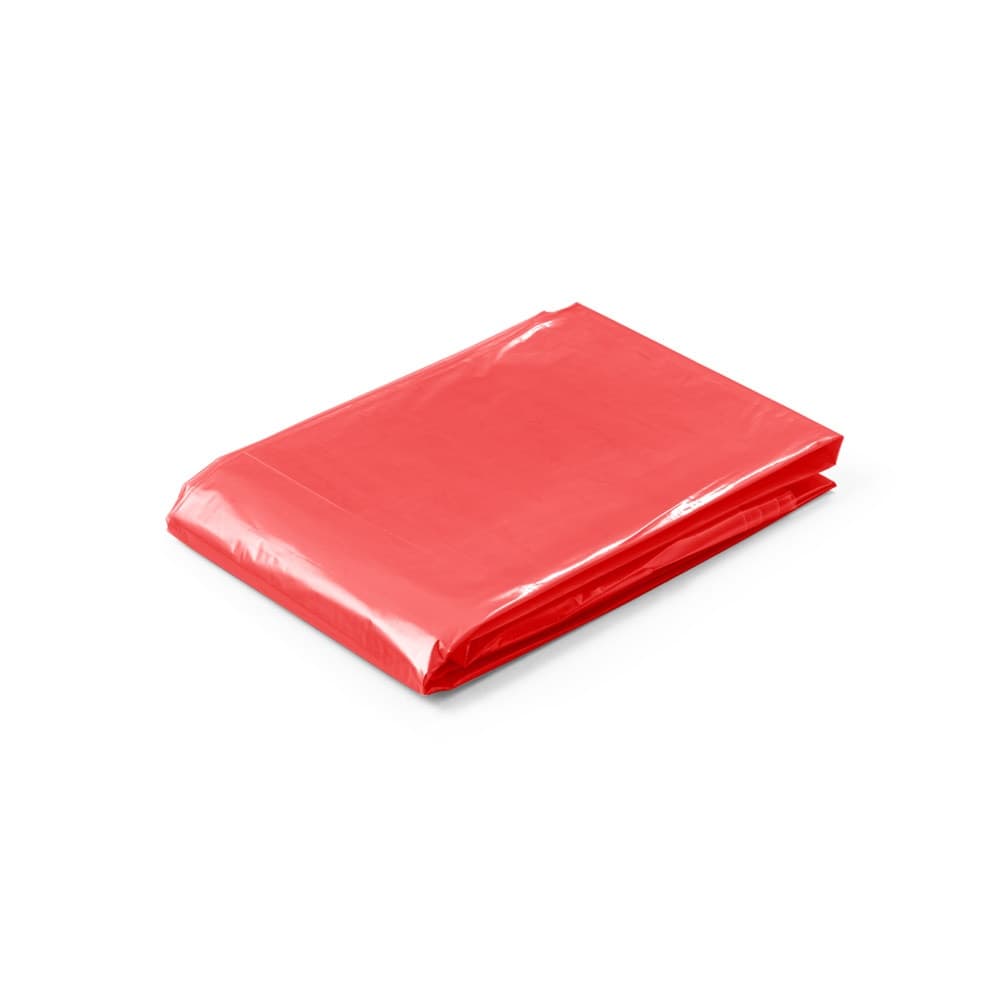 SANDRA. Poncho impermeável — Vermelho