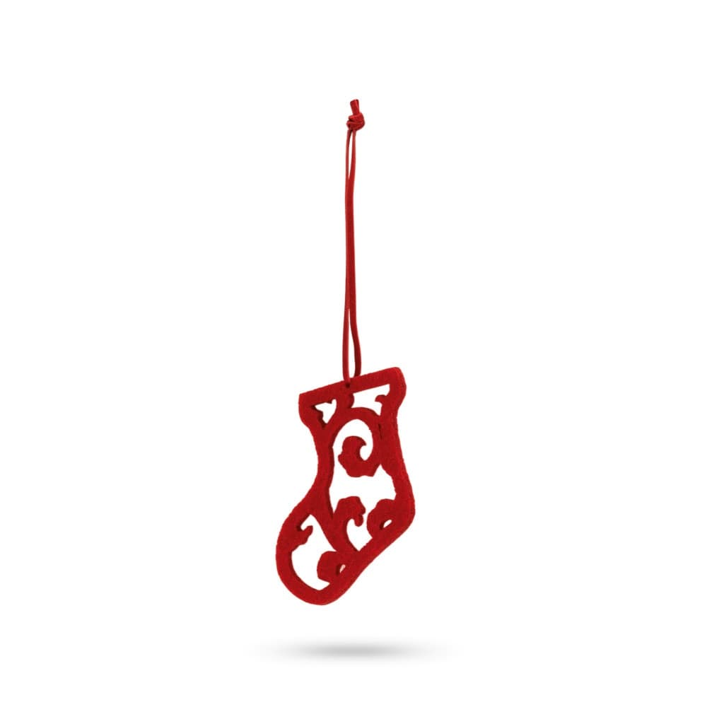 JUBANY. Pendentes de Natal — Vermelho